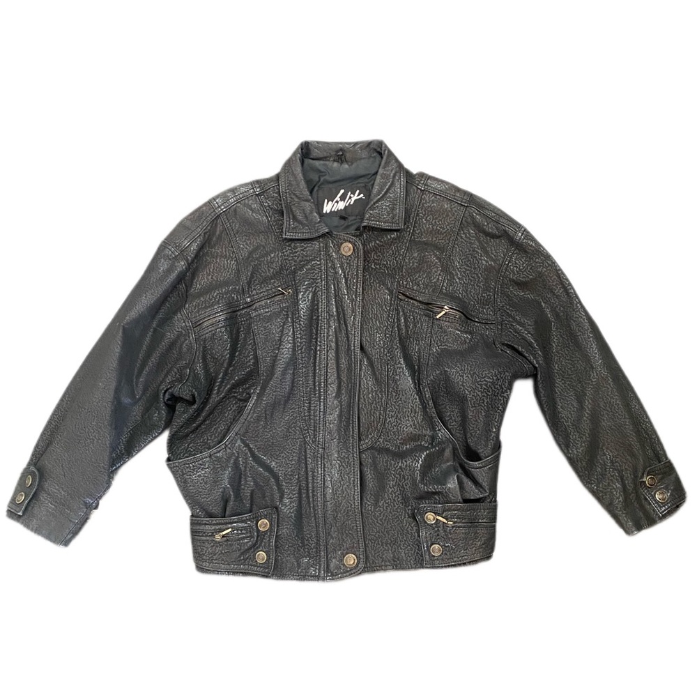 Winlit 80's leather jacket